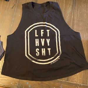 LFT Clothing Co razor back crop top